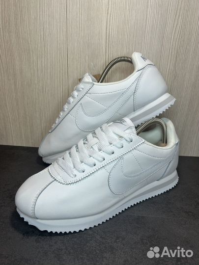 Кроссовки nike cortez white белые кожаные 41-46