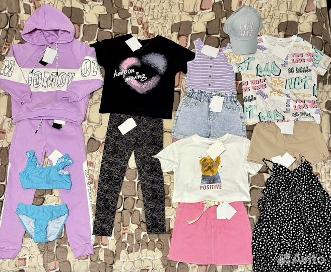 Бронь Вещи пакетом на девочку 128