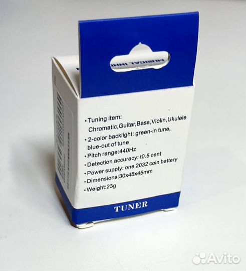 Тюнер для настройки гитары