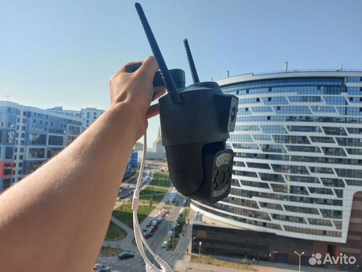 Камера видеонаблюдения 4G с сим-картой