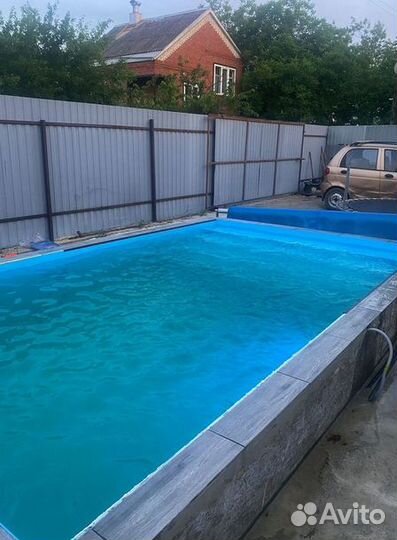 Бассейн из полипропилена 4м*3м*1,5м