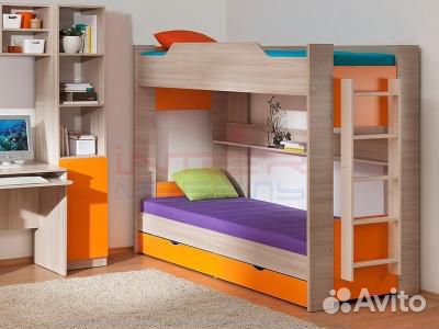 Двухъярусная кровать Бор-1