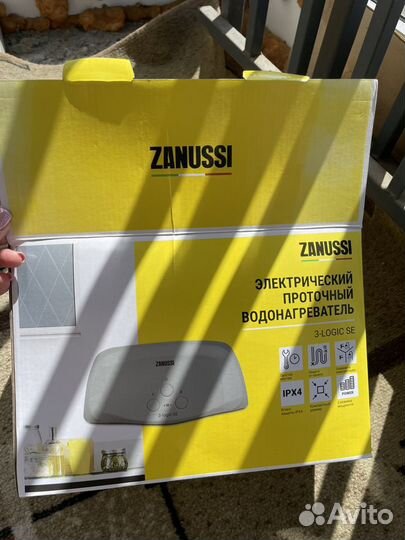 Водонагреватель проточный zanussi