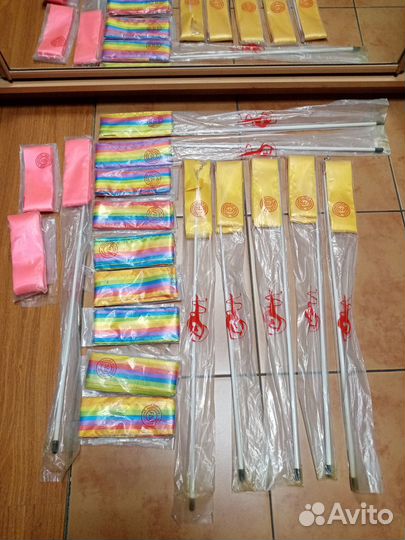 Палочки и ленты для художественной гимнастики