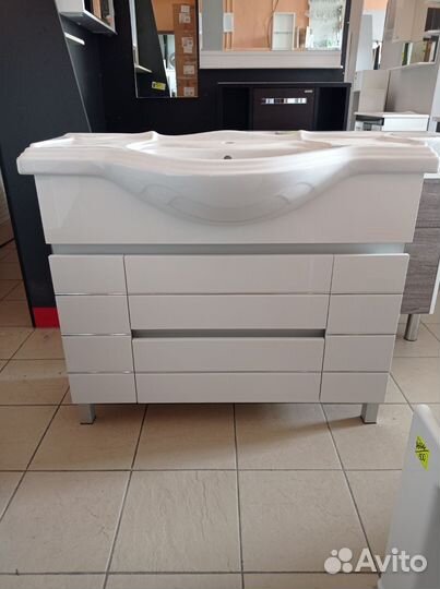 Тумба с раковиной 105 см