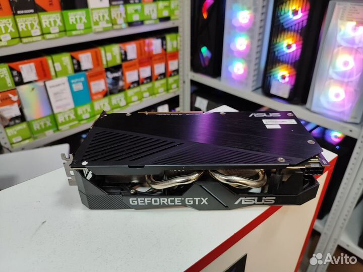 Видеокарта asus GTX 1660 super Dual EVO