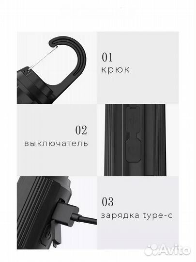 Кемпинговый светодиодный USB фонарь-лампа опт