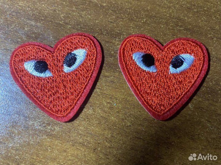 Термонаклейка, нашивка, аппликация Сердечко