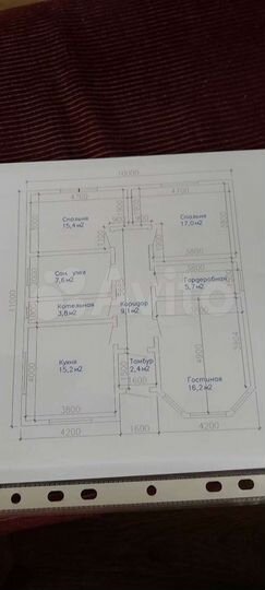 Дом 110 м² на участке 5,8 сот.