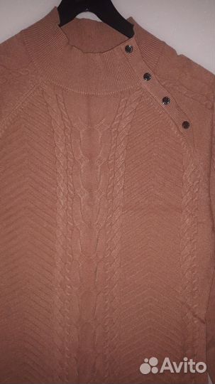 Платье трикотажное женское теплое 48 50