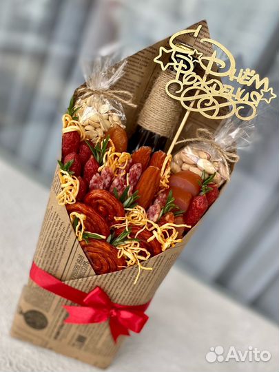 Съедобные букеты для мужчин