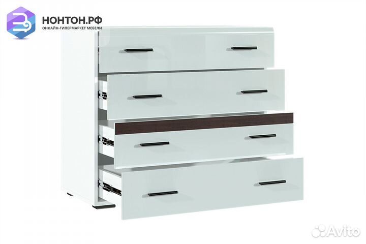 Комод Соло белый / венге