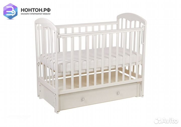 Кровать детская Фея 328 белый