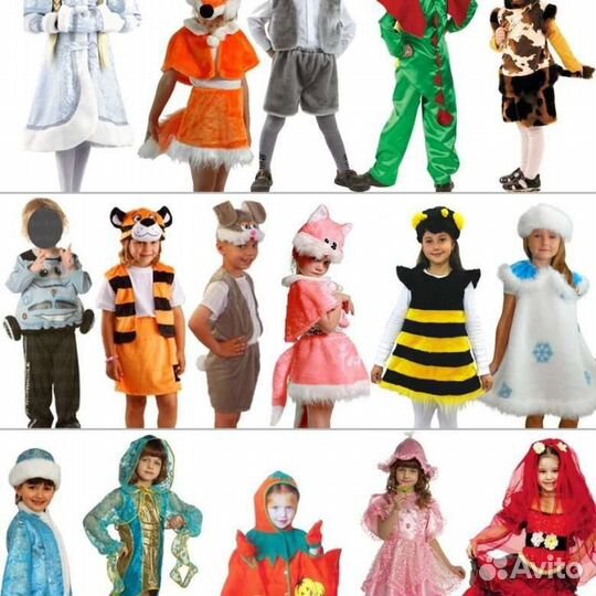 Новогодние костюмы для мальчиков и девочек