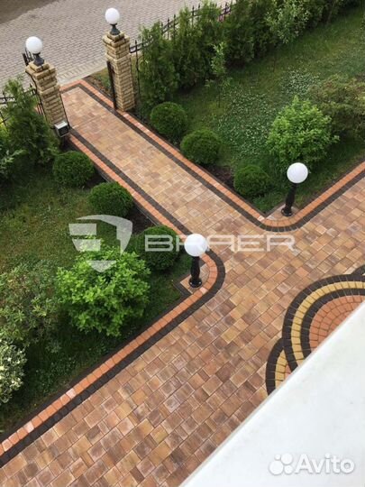 Бордюр тротуарный Braer 1000/80/200 «Коричневый»