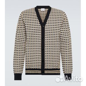 Кардиган из смесового хлопка в клетку Burberry, ра