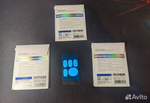 Глайды / ножки Logitech G102, GPro Tiger ARC