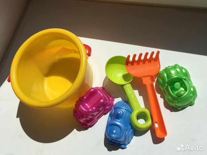 Игрушки для песочницы пакетом 6 штук