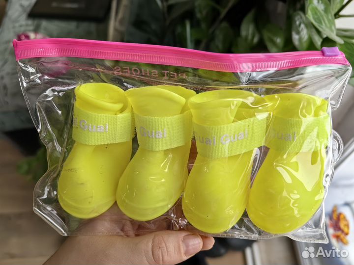 Силиконовые сапожки для собак М