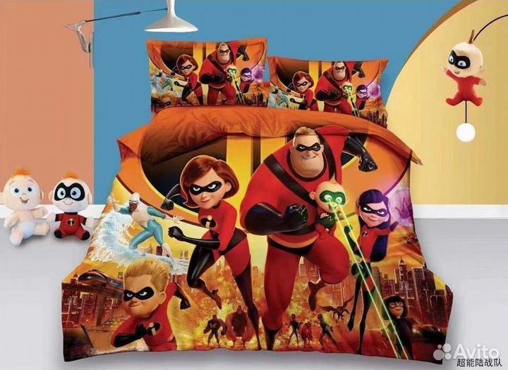 Детское постельное белье новое 1,5 спальное