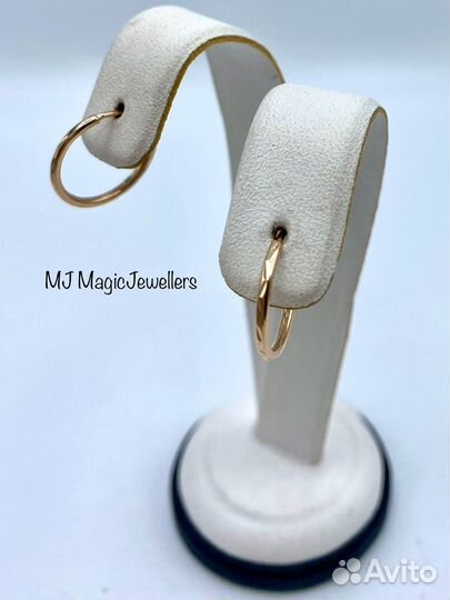 Золотые серьги Конго