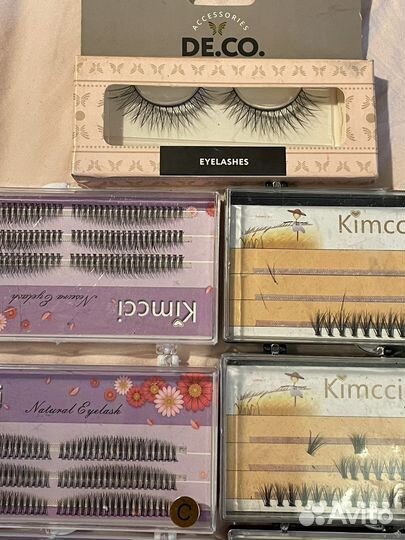 Накладные ресницы пучки