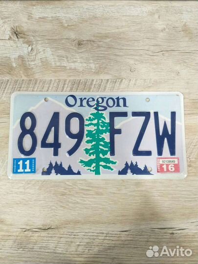 Автомобильный номер США