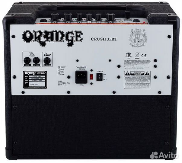 Комбо усилитель Orange crush bass 50 BK