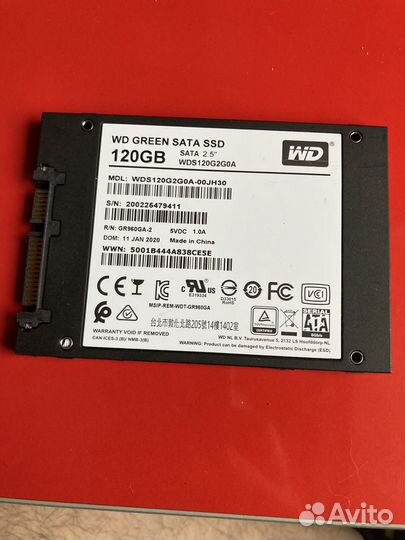 Ssd WD green 120gb