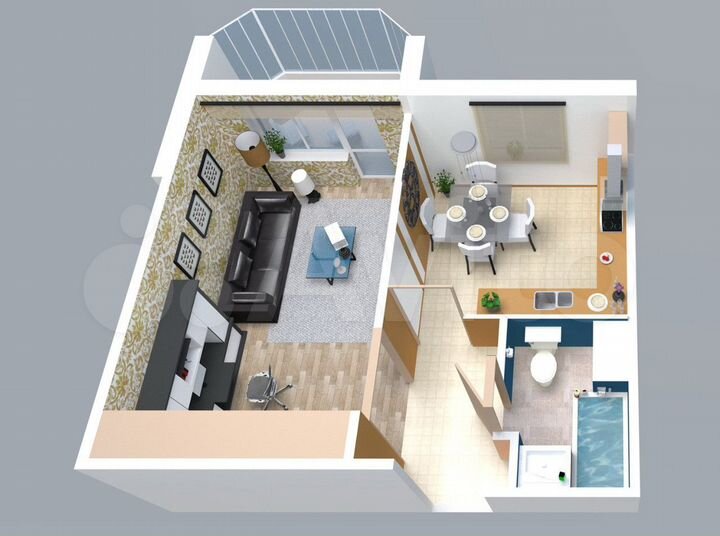 1-к. квартира, 32,6 м², 2/16 эт.