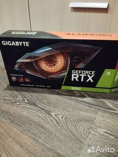 Видеокарта RTX 3050 Gigabyte 8gb