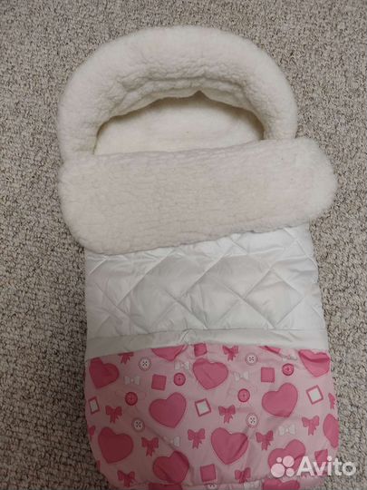 Конверт на выписку для девочки зима