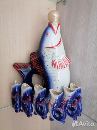 Графин с рюмками СССР