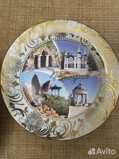 Тарелка декоративная керамика