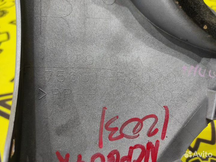 Накладка на крыло передняя правая Toyota Ist NCP60