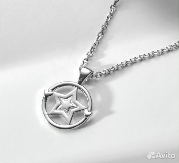 Новое серебяряное колье 925 пробы