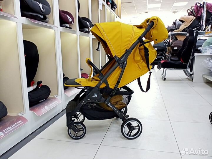 Прогулочная коляска Babalo 2022 New Classic Yellow