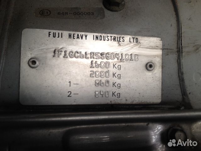 Разбор на запчасти Subaru Impreza (G10)