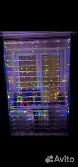 Гирлянда штора