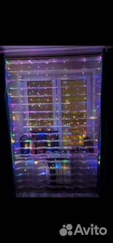 Гирлянда штора