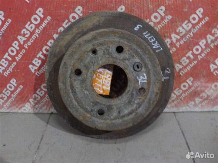 Диск тормозной задний левый Chevrolet Lacetti 2008