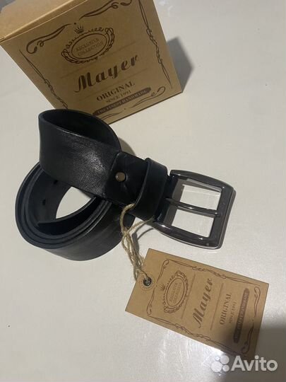 Мужской кожаный ремень