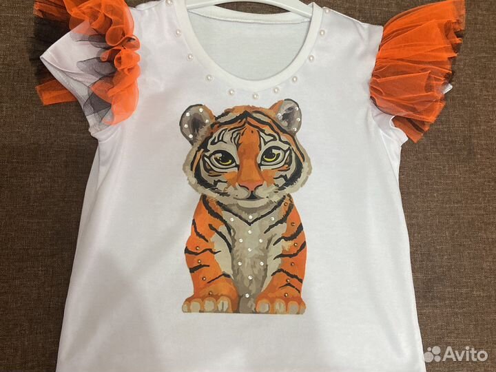 Новогодний костюм тигренка для девочки