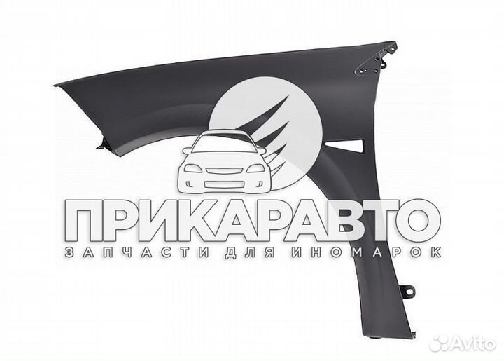 Крыло Левое renault megane II 02-07