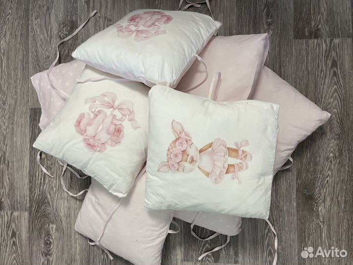 Бортики в детскую кроватку