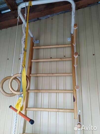 Детский спортивный комплекс деревянный