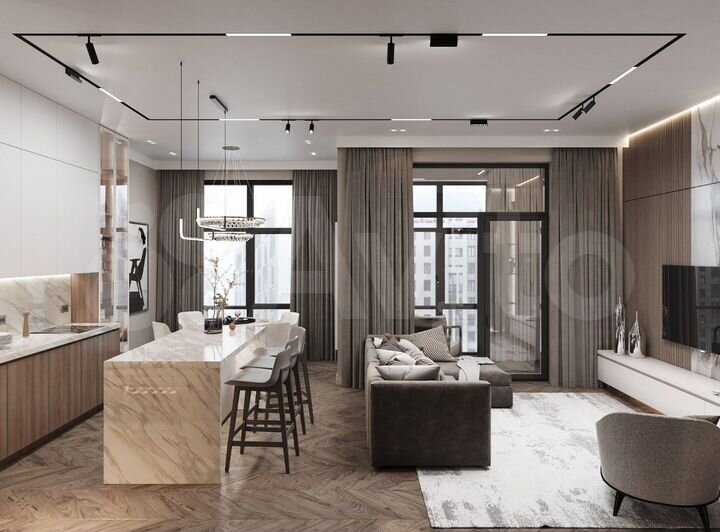 1-к. квартира, 46,9 м², 5/6 эт.