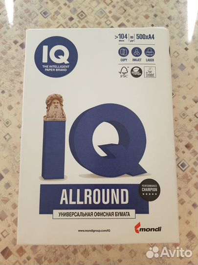 Бумага А4 IQ allround