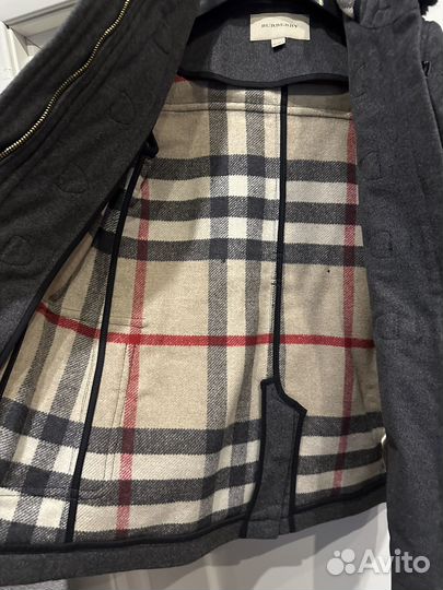 Пальто burberry 10 лет оригинал