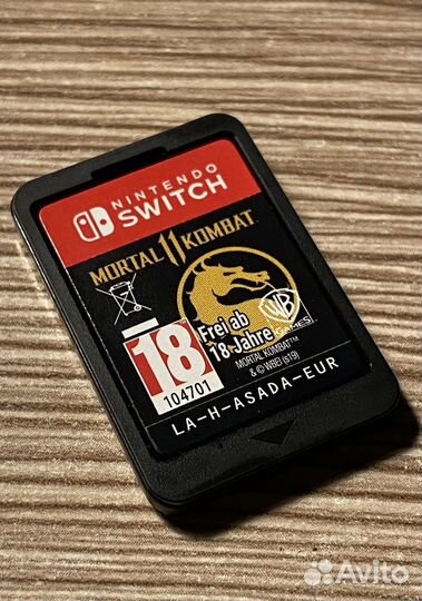 Mortal kombat 11 nintendo switch(картридж)